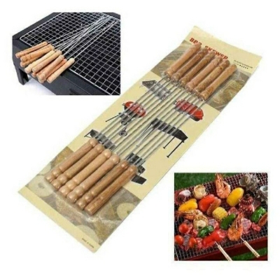 Picture of 12 Pieces Barbecue Grill Sticks Set - Multicolor