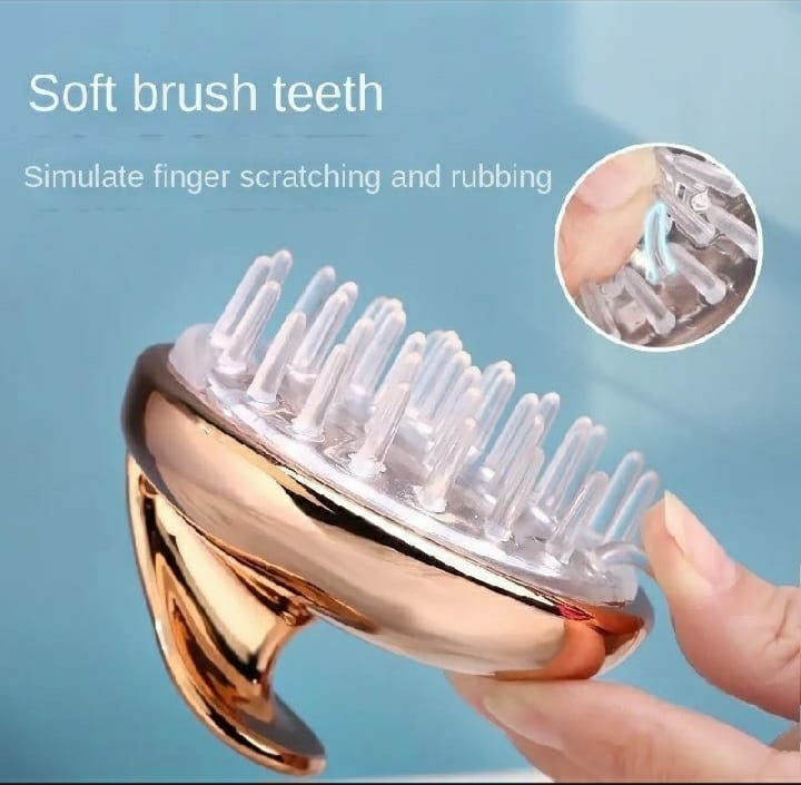 Picture of 1pcs Silicone Shampoo Brush and Sculp Massager - Hair Brush