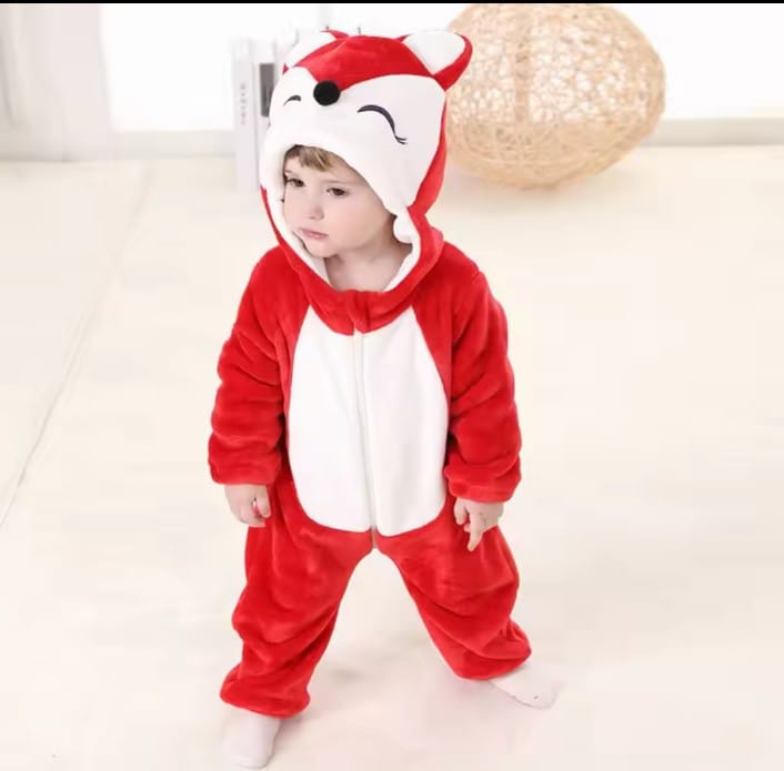 Picture of Baby Winter Bear Jumpsuit With Hood Girls Boys Snowsuits Warm Rompers Outfits 1to-4 years