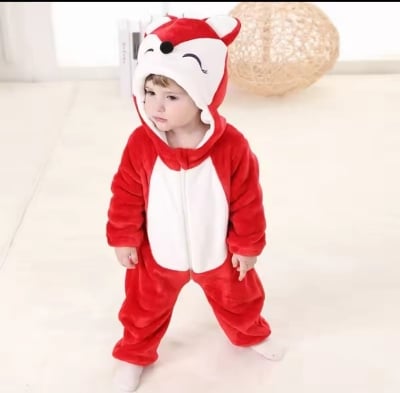 Picture of Baby Winter Bear Jumpsuit With Hood Girls Boys Snowsuits Warm Rompers Outfits 1to-4 years