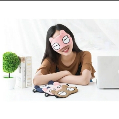 Picture of 1pcs Cold sleeping eye mask with cooling gel pad - Multicolor