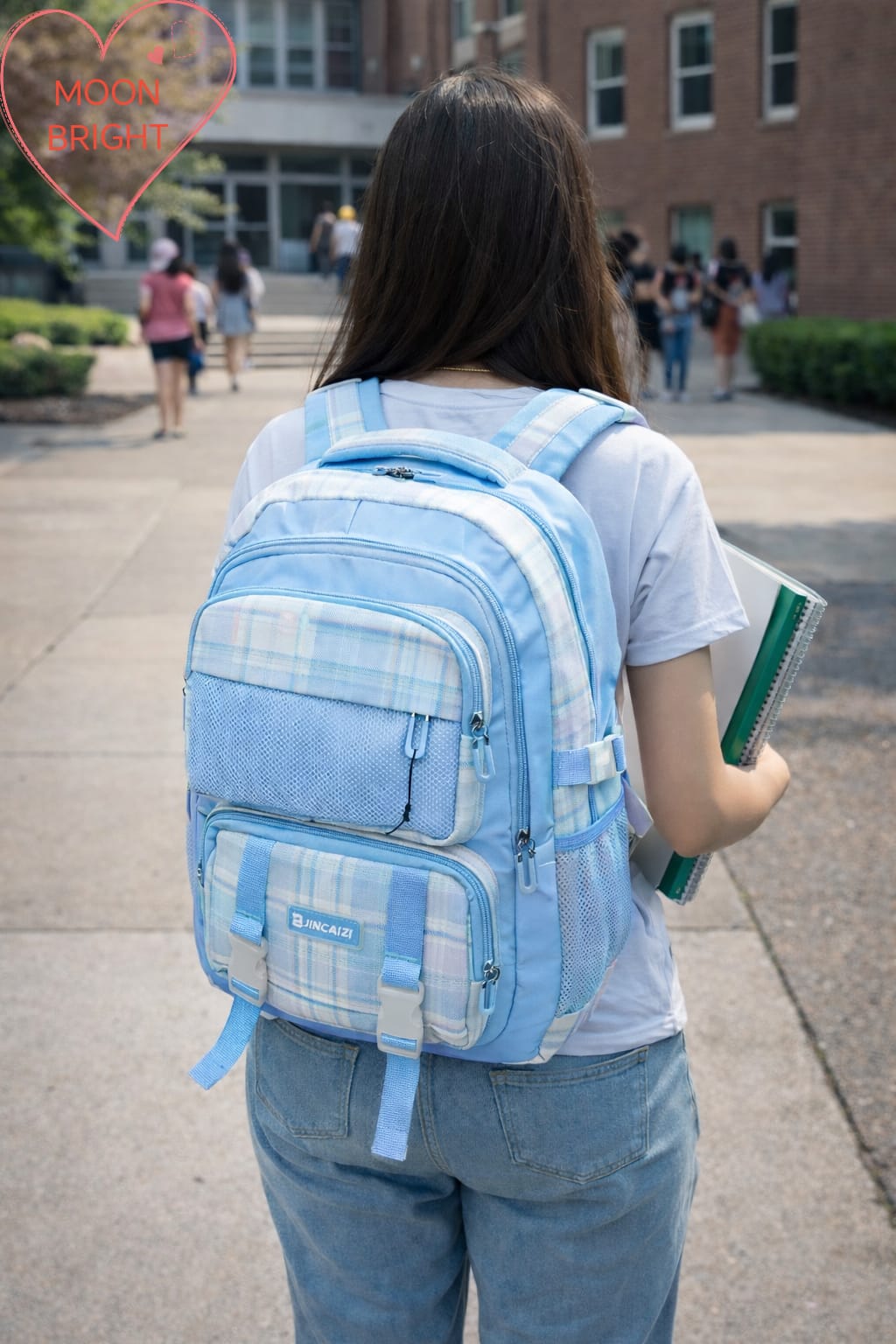 Picture of Schoolbag Female Cute Hello Kitty Bag Girl Children Spine-Protective Backpack School Backpack