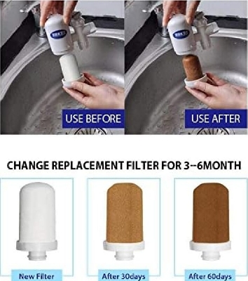 Picture of Ceramic Water Filter Candles For Tap Water Purifier - White