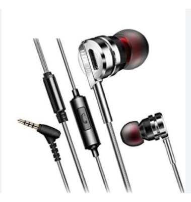 Picture of QKZ DM9 Zinc Alloy HiFi Headphone BASS Earbuds Metal Headset With Free Earphone Pouch Bag
