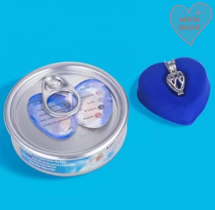 Picture of Love Gift Wish Pearl Pearl in Box Tending Gifts/Creative Necklace Jewelry Gift Set/ Fashion Creations Kit with Pendant Necklace for Women Girls - Silver