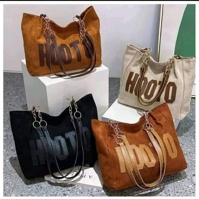 Picture of Women's Canvas Handbag, Solid Document Initiative Bag, Hooo Bags,Campus Bag for Office, College, Work, Travel Handbags