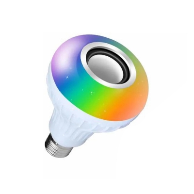 Picture of Smart Led Remote Control Bluetooth Speaker Music Bulb - AC 220V, RGB remote control Bluetooth music bulb lamp, Led Music Bulb With Bluetooth Speaker - Pin System