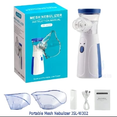 Picture of Portable Mesh Nebulizer Silent & Rechargeable Inhaler for Kids & Adults - Multicolor