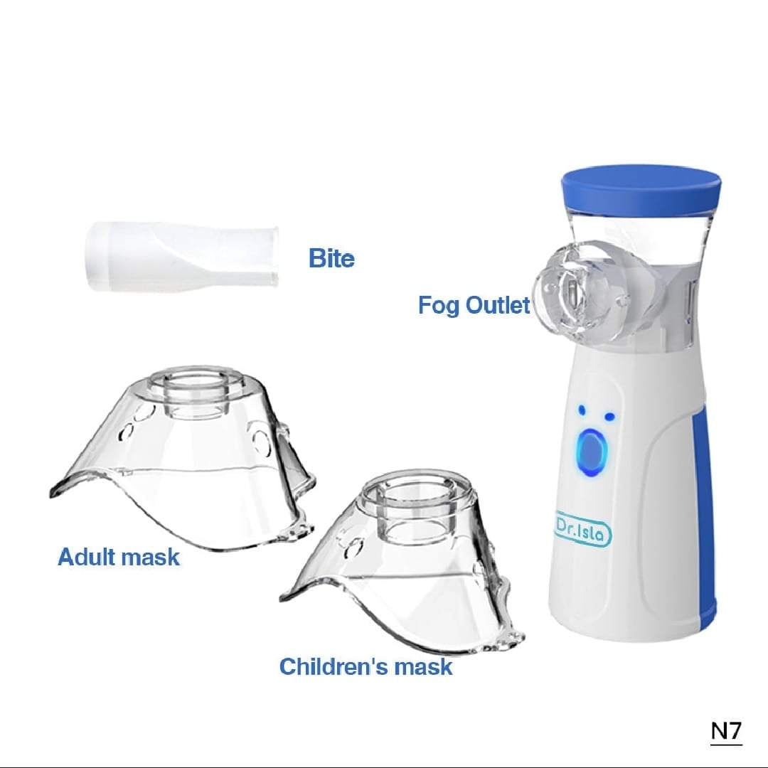 Picture of Portable Mesh Nebulizer Silent & Rechargeable Inhaler for Kids & Adults - Multicolor
