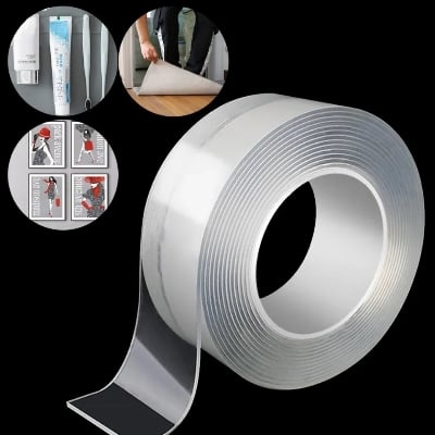 Picture of 1M/3M/5M 2CM/3CM Wide Clear Nano Double Side Adhesive Tape - Nano tape