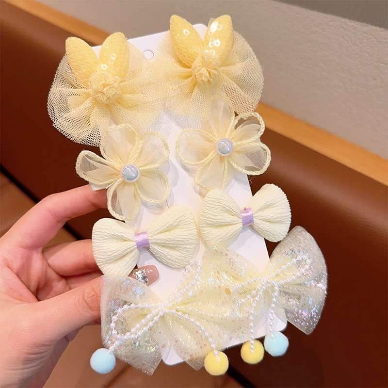 Picture of Dress Matching 10 Piece 1 Set Fabric hairpin Set