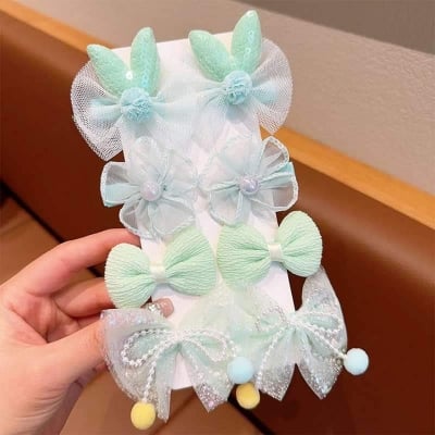 Picture of Dress Matching 10 Piece 1 Set Fabric hairpin Set