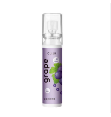 Picture of Oral Fresh Spray Mouth Freshener 6 Smell Fresh Breath Mouth Fruit Litchi Peach Grape Flavor Persistent Portable Oral Care