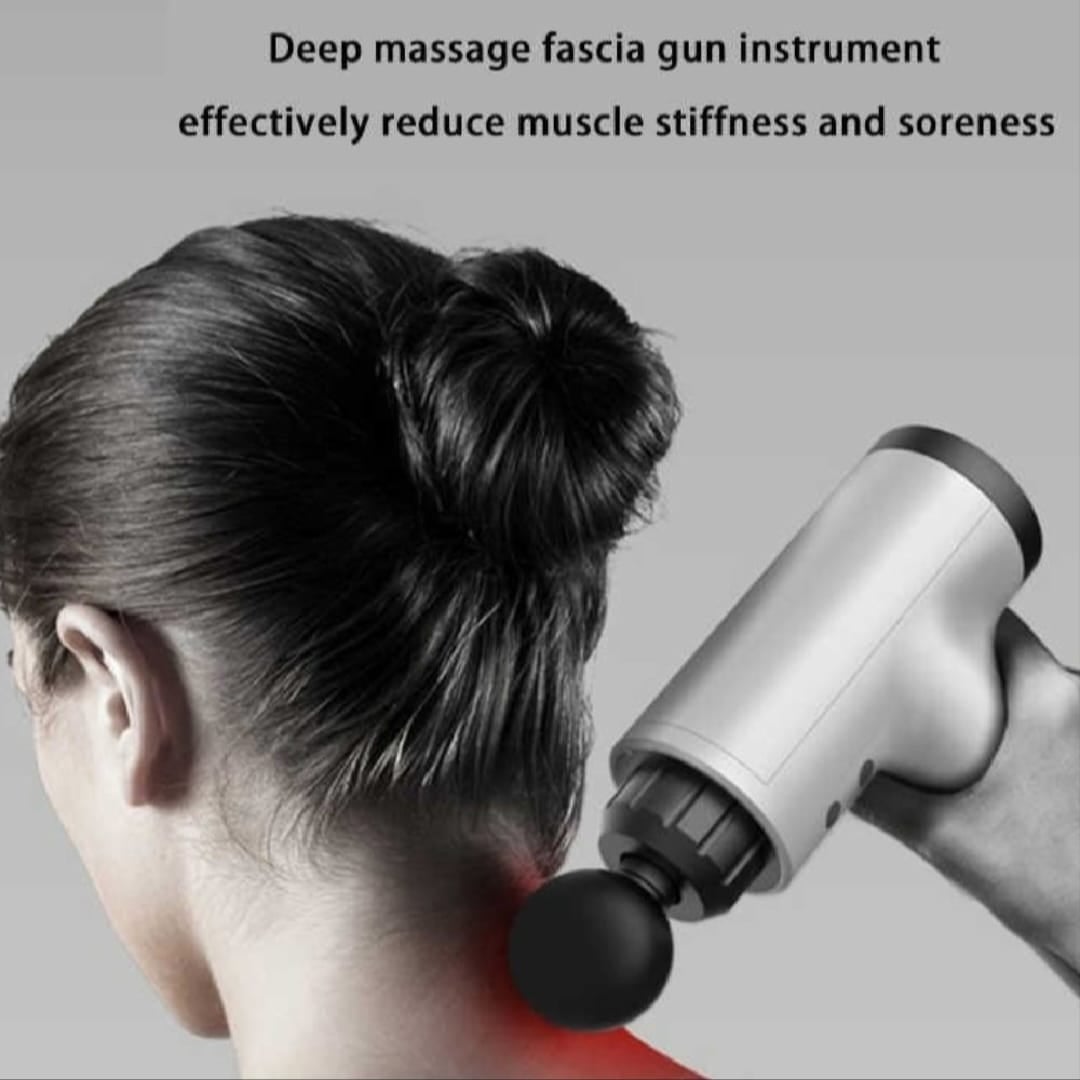 Picture of Facial & Body Massage Gun – Handheld Electric Percussion Device for Muscle Relaxation, Tissue Therapy & Whole Body Pain Relief - Multicolor