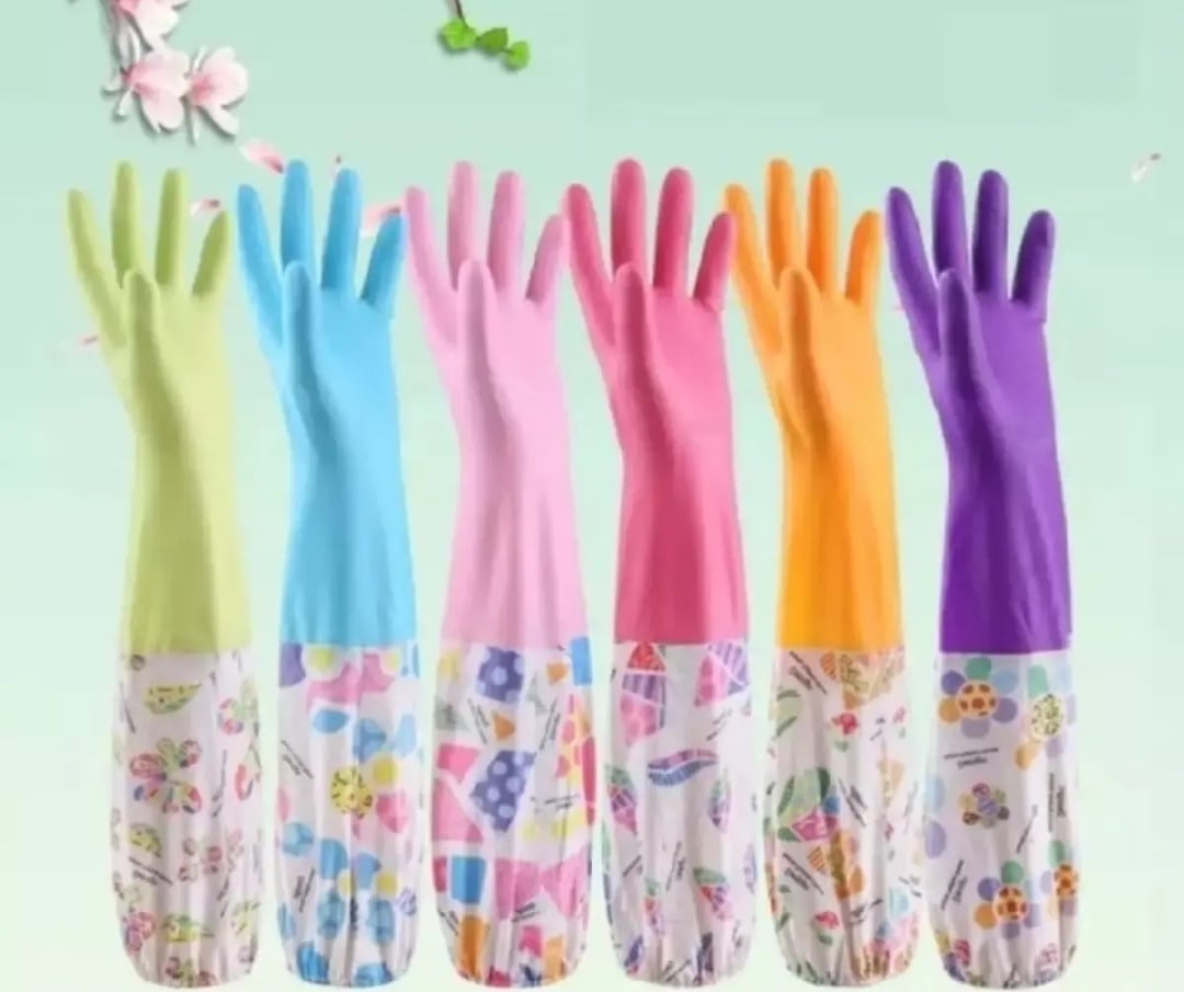 Picture of Long silicon hand gloves - Multicolor