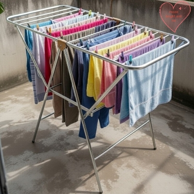 Picture of Stainless Steel Folding Cloth Drying Stand
