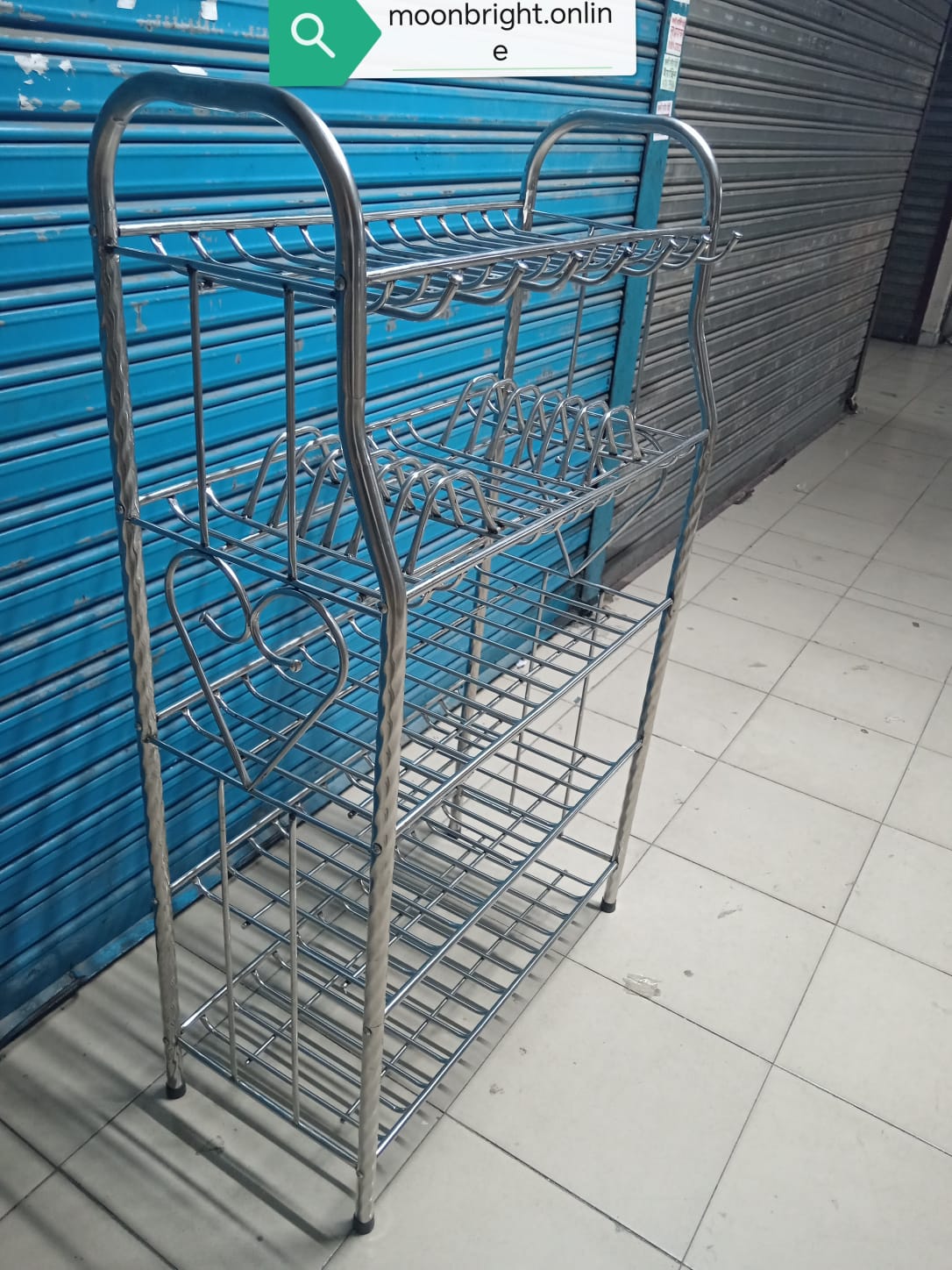 Picture of Premium Stainless Steel (ss) 5Layer Kitchen Dish Rack