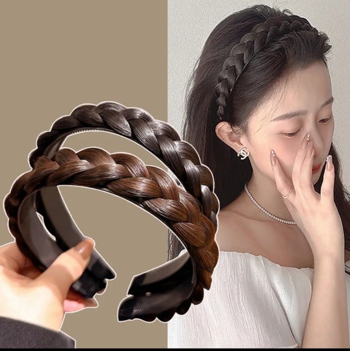 Picture of Braid Hair bands Headbands Anti-Slip Headpiece Bath Twist Korean Hairbands Hair Hoop Women Simple Style