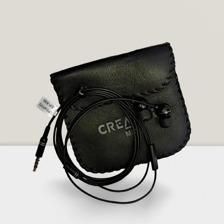 Picture of Creative High Bass Audio Earphone With Pouch Ep-530 - Black - Ear Phone - Headphone
