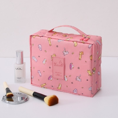 Picture of Waterproof Makeup organizer bag Multifunction Makeup Storage Bag Toiletries Cosmetic box Portable Female Travel