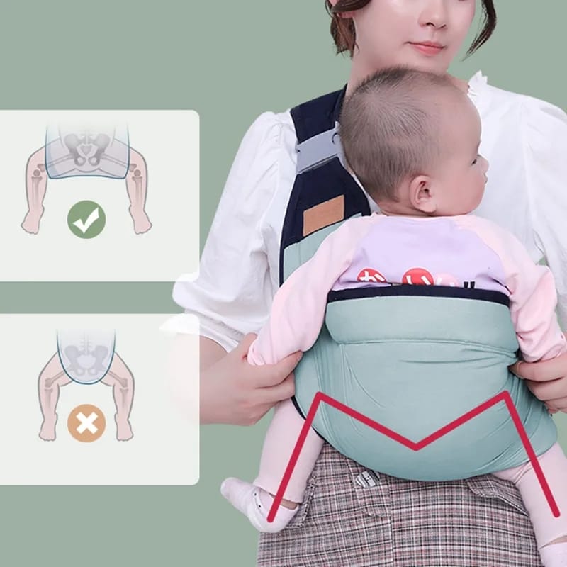 Picture of Infant Baby Carrier Wrap Bag - Safe and Exquisite Design - 4 Carrying Positions