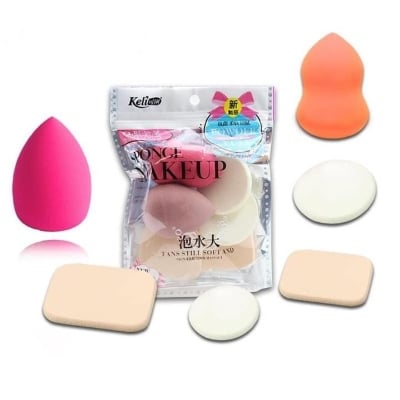 Picture of Keli Beauty Blender Powder Makeup Puff Set of 6 Piece