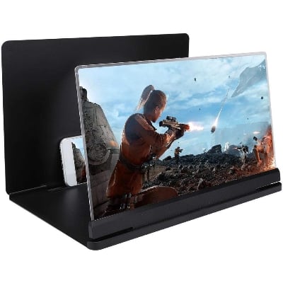 Picture of 9D Mobile Phone video Amplifier Enlarged screen Magnifier , Phone Holder, Movie/Video Magnifier for Smartphone Enlarged Screen