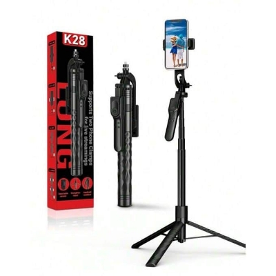 Picture of Premium Handheld Stabilizing K28 SELFIE STICK TRIPOD (5 Foot) 360 degrees Rotation with remote