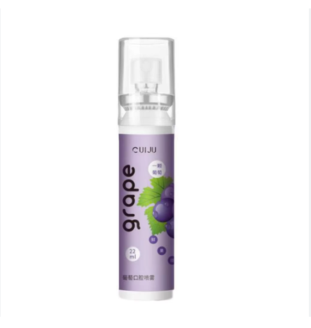 Picture of Oral Fresh Spray Mouth Freshener 6 Smell Fresh Breath Mouth Fruit Litchi Peach Grape Flavor Persistent Portable Oral