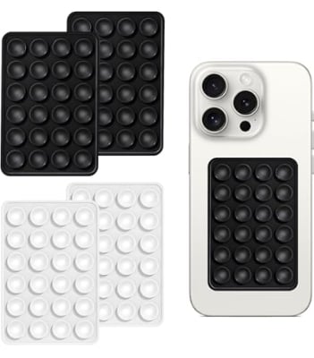 Picture of Strong Grip Silicone Phone Holder – Adhesive Suction Mount, Anti-Slip Hands-Free Stand  Multicolor