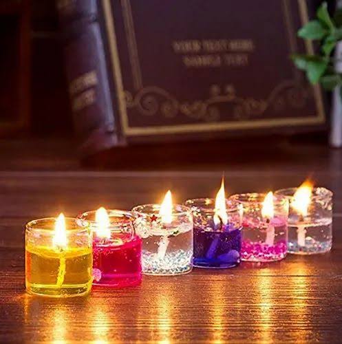 Picture of Jelly Candle for Party Use - 6 Pieces