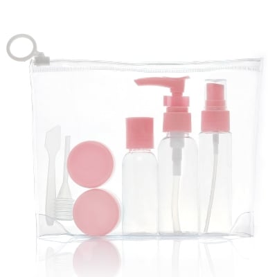 Picture of 6 Pcs Travel Makeup Bottle Set with funnel