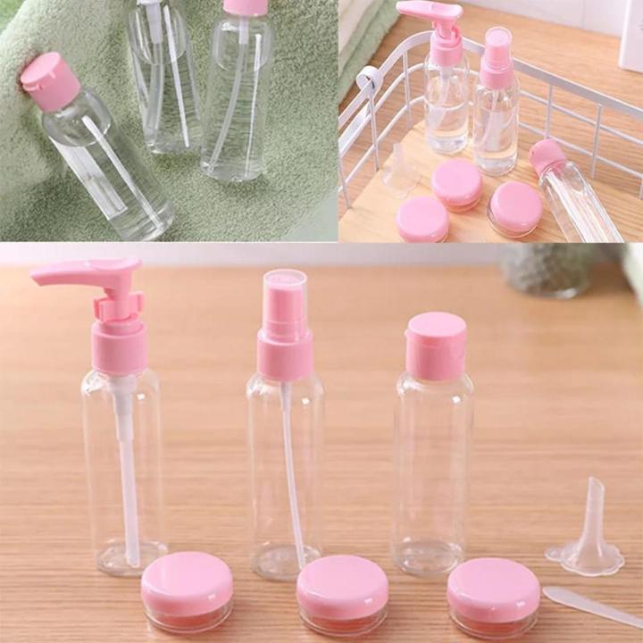 Picture of 6 Pcs Travel Makeup Bottle Set with funnel