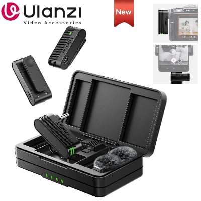 Picture of Ulanzi A100 Wireless Lavalier Mic – Perfect for Vlogging & Streaming