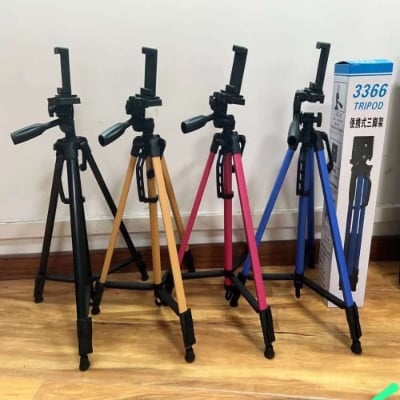 Picture of Aluminum Tripod Stand 3366 For Mobile and DSLR Camera