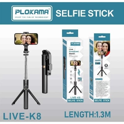 Picture of Plokama LIVE-K8 Selfie Stick - 1.3m