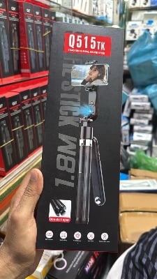 Picture of Q515TK Auto Face Tracking Selfie Stick Tripod with Wireless Remote Control Smart Auto AI Tracking Stabilizer Gimbal (5.8) foot