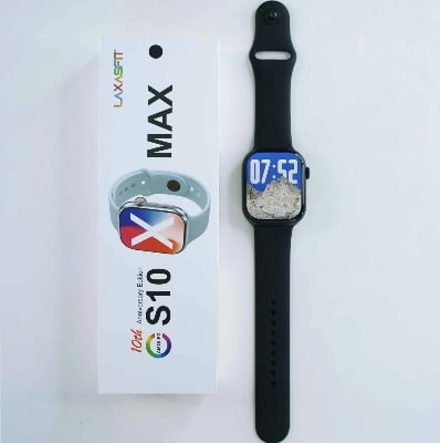 Picture of S10 Max  Smart Watch 2.29 Inch AMOLED Display NFC Bluetooth Call Wireless Charging Black