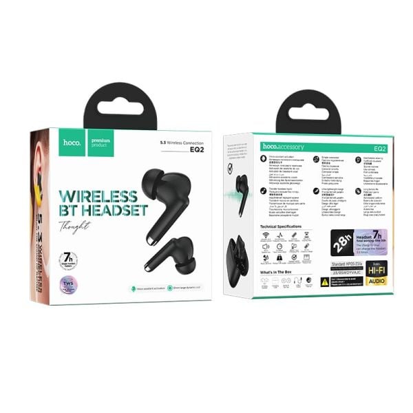 Picture of Hoco EQ2 TWS Bluetooth 5.3 Headphones True Wireless Earbuds
