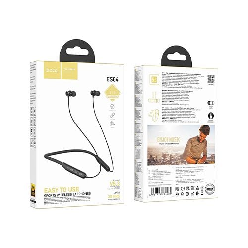 Picture of Hoco ES64 Wireless Bluetooth Neckband long Battery Backup