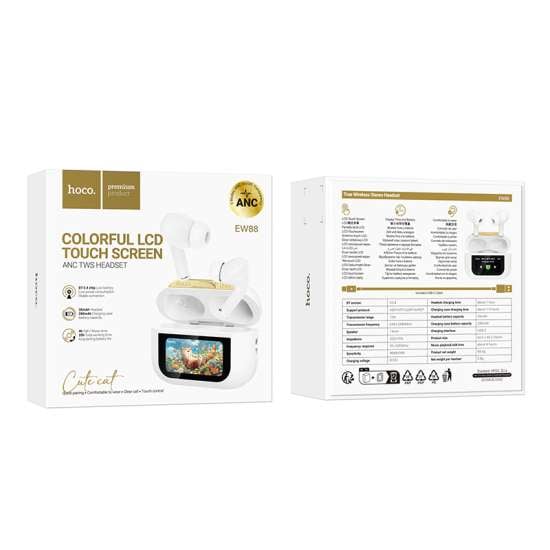 Picture of HOCO. EW88 Wireless Headphones with Charging Case (BT v5.4) ANC Noise Reduction