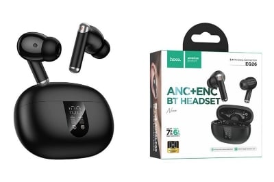 Picture of HOCO EQ26 ANC+ENC Bluetooth Earphones Sports Music Headset Portable Mini Headphone Stereo Earbuds HiFi Sounds Type-C Digital Box