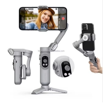 Picture of Smart X 3-Axis Gimbal Stabilizer Foldable Selfie Stick APP Control Handheld Stabilizer for Cell Phone Smartphone Mobile