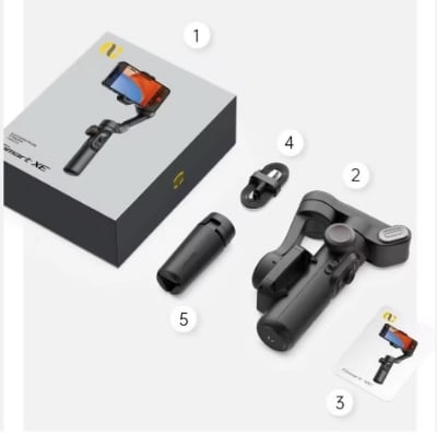 Picture of Smart XE 3-Axis Gimbal Stabilizer Foldable Handheld Selfie Stick Smart Face Tracking APP Control Original Video Volg