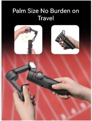 Picture of Smart XE 3-Axis Gimbal Stabilizer Foldable Handheld Selfie Stick Smart Face Tracking APP Control Original Video Volg