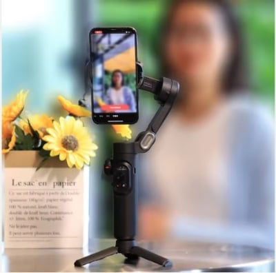 Picture of Smart XE 3-Axis Gimbal Stabilizer Foldable Handheld Selfie Stick Smart Face Tracking APP Control Original Video Volg