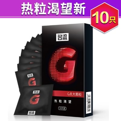 Picture of Mingli Condoms Ultra-thin Large Particles Hyaluronic Acid Trumpet Condoms 10 Pack