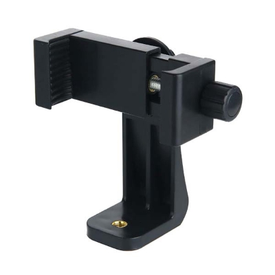 Picture of Tripod Mount Phone Clip Vertical Bracket 360 Degree Rotating Tripod