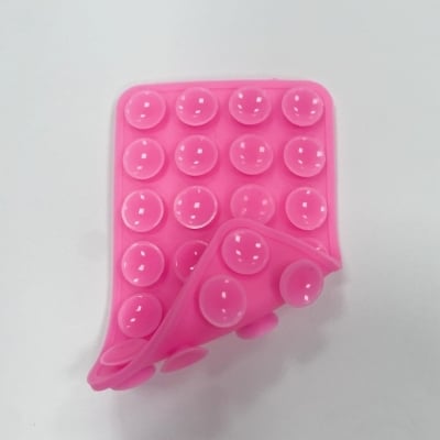 Picture of Double Sided Strong Grip Silicone Phone Holder – Adhesive Suction Mount, Anti-Slip Hands-Free Stand