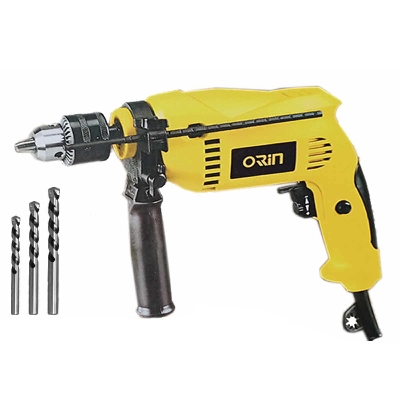 Picture of Orin 2000W Electric Impact Drill Machine with 13mm Metal Chuck & 6.5mm Drill Bits – Heavy Duty DIY Tool - Multicolor
